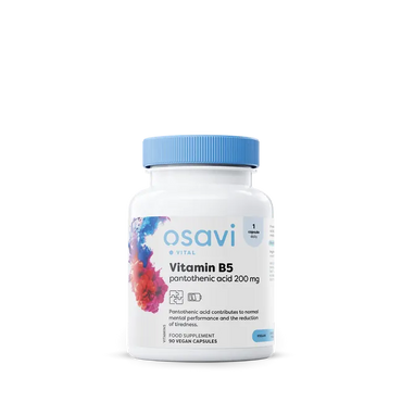 OSAVI Vitamin B5 Pantothenic Acid, 200mg