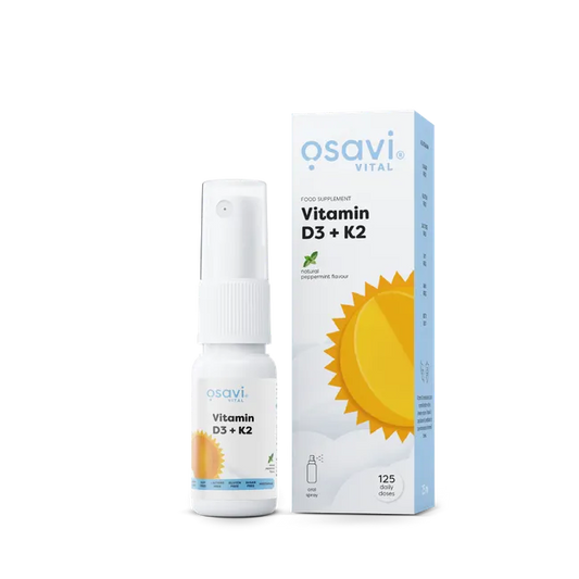 OSAVI Vitamin D3 + K2 - 25ml oral spray, peppermint